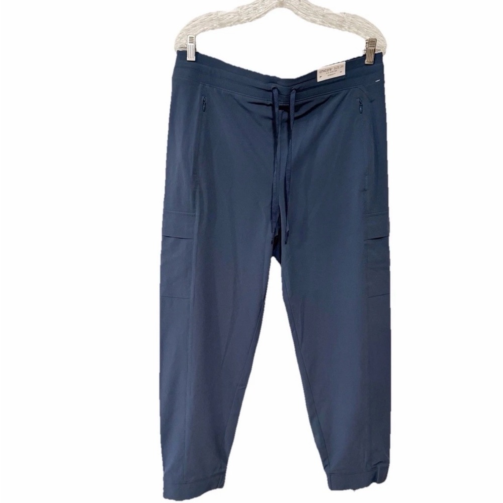 NWT Chico’s Neema Cargo Jogger Pants Blue Size 12